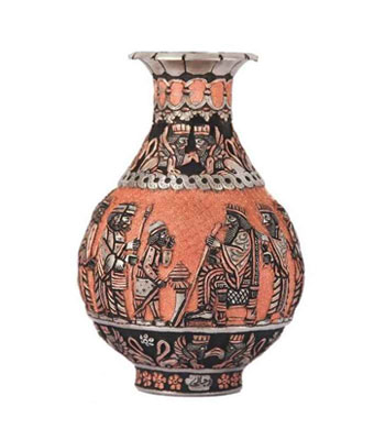 Iran2africa-Engraved-Persian-Handmade-Copper-Vase,-Hakhamanesh-Product