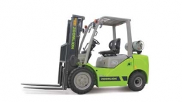 Dual fuel forklift