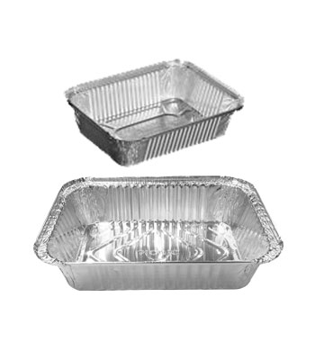 Disposable-aluminum-double-container-product
