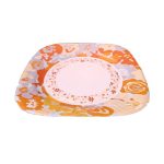 Handmade-and-rectangular-orange-flower-plate-product