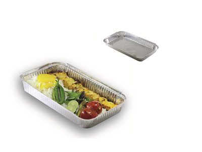 Small grilled aluminum dish product